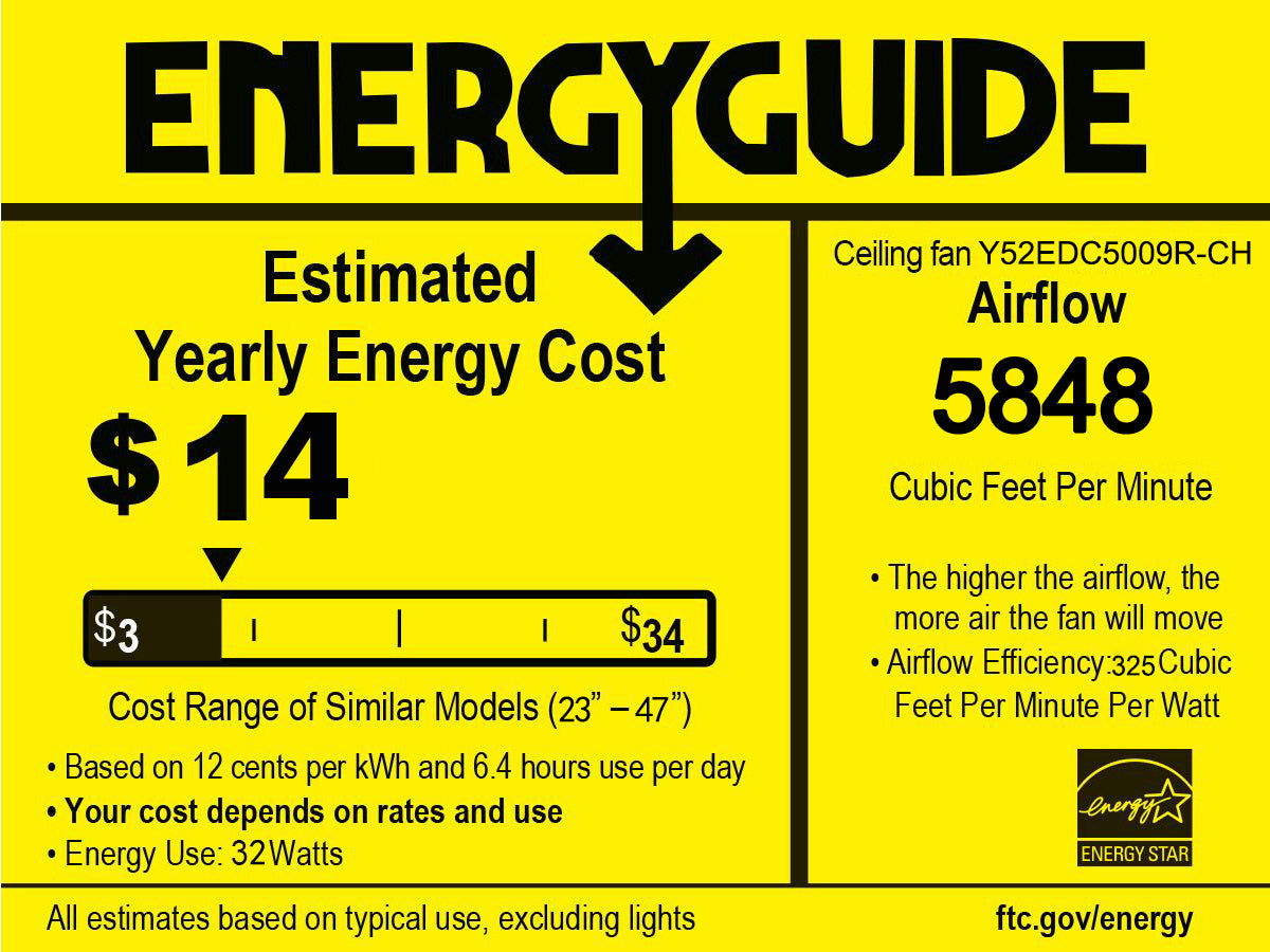ABS Blades Ceiling Fan With Lights And Remote 6 Speeds Adjustable , DC Motor Modern Ceiling Fan With 3 ABS Fan Blades & 2 Down Rods, Indoor Ceiling Fan With Light For Home Use